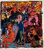 Robert Combas - Greatest Hits : Robert COMBAS, Les trompettes au son du cerf gueulard, 1983 Acrylique sur toile - 232 x 210 cm Collection particulière / Courtesy Galerie Michael Haas © Adagp, Paris, 2011 